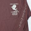 ヒロポンTシャツ（長袖）ブラウン　S/original T shirts（LS)/brown/S/awaking ghost - 画像 (2)