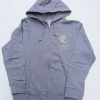 ヒロポン　ジップパーカー（バックプリントなし）グレー　M/original zip parker/grey/M/awaking ghost