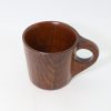 漆塗　木彫りマグカップ/Lacquered wooden cup - 画像 (4)