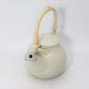 瀬戸　スタジオM　土瓶「なつめ」白/Studio M/Tea pot/330cc/ivory - 画像 (2)