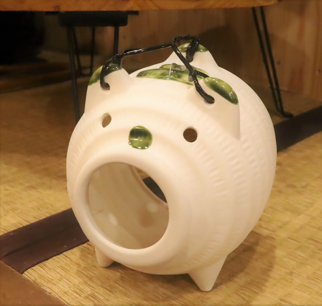瀬戸 豚蚊遣り/AntiMosquito incense burner/pig/Japan 倉日用商店