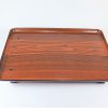 旅館用おりたたみ膳　木目　昭和/Folding private table/woodie/1980's/Japan - 画像 (2)