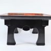 旅館用おりたたみ膳　木目　昭和/Folding private table/woodie/1980's/Japan - 画像 (6)