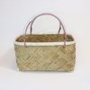 竹　買い物籠　太小/Bamboo shopping basket/wide-S