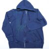 デニムスウェット　ジップパーカー　XL/Denim color sweat zip parker/XL