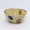 美濃　二色水玉　5寸丼/Mino-yaki 15cm dot bowl/Japan