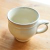 出西焼　モーニングカップ （Syussai-yaki Morning cup/ivory)Shimane pref.