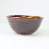 出西焼　5寸深鉢　飴釉（Syussai-yaki 15cm bowl/caramel)Shimane pref.　 - 画像 (2)