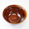 出西焼　5寸深鉢　飴釉（Syussai-yaki 15cm bowl/caramel)Shimane pref.　 - 画像 (3)