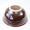 出西焼　5寸深鉢　飴釉（Syussai-yaki 15cm bowl/caramel)Shimane pref.　 - 画像 (5)