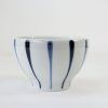 砥部焼　丸鉢　線紋　岡田陶房/Tobe-yaki round bowl/stripes/okada - 画像 (2)