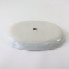 砥部焼　小判皿　羽根紋　岡田陶房 Tobe-yaki oval dish/wings/Ehime pref. - 画像 (4)