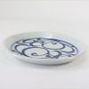 砥部焼　7寸皿　唐草　岡田陶房 Tobe-yaki 21cm dish/karakusa(arabesque)/Ehime pref. - 画像 (2)