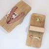 日田杉　一本下駄24.5cm　かのこ赤/Cedar training clog/24.5cm/kanoko-red/Hita,Japan - 画像 (4)