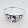 砥部焼　茶漬け碗　唐草　岡田陶房(Tobe rice bowl/L/arabesque)Ehime pref. - 画像 (4)