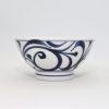 砥部焼　茶漬け碗　唐草　岡田陶房(Tobe rice bowl/L/arabesque)Ehime pref. - 画像 (5)