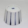 砥部焼　猪口　線紋　岡田陶房(Tobe mini bowl/stlipes/Ehime pref. - 画像 (4)