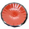 会津塗　彫木鉢　花弁　大/Lacquered wooden bowl/flower/Aizu/L - 画像 (2)