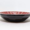 会津塗　彫木鉢　花弁　大/Lacquered wooden bowl/flower/Aizu/L - 画像 (3)
