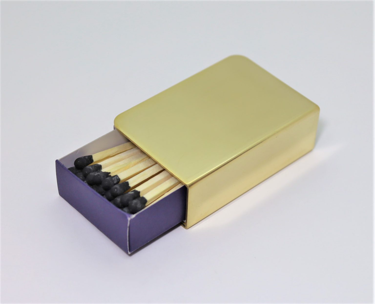 真鍮製マッチケース 日本製/Brass match box case/Japan 倉日用商店