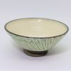 小鹿田焼　5寸丼　ハケメ緑/Onta 15cm bowl/green/Kuroki humihito