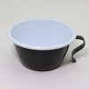 ホーロー　スタッキングカップ　チャコール/Enamel stacking cup/Charcoal - 画像 (2)