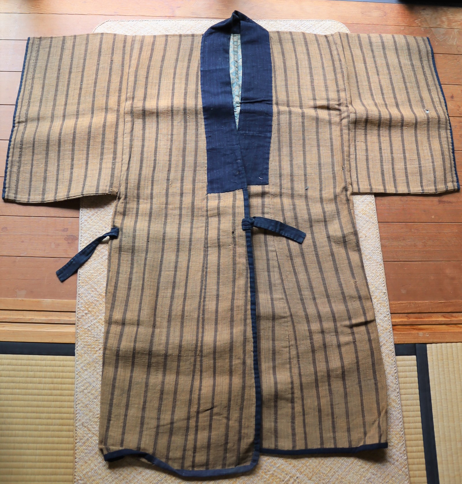 L34)沖縄芭蕉布着物、アンティーク、古布、戦前物 - 着物
