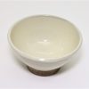 出西焼　ぼたんハケメ飯碗　小　白/Syussai-yaki/Rice bowl/White/S - 画像 (3)
