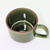 美濃　スタッキングマグ　グリーン/Mino stacking mug /green/Japan - 画像 (3)