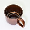美濃　スタッキングマグ　チョコ/Mino stacking mug /chocolate/Japan - 画像 (3)