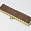 革製ペンケース1本用　濃茶　Pencase/leather brown - 画像 (2)
