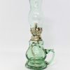 ガラスランプ　中国の荒物　Chinese glass lamp