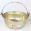アルマイトつる付大鍋　30㎝　6L Anodized alumiun pot/deadstock/1970's - 画像 (2)