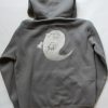 ヒロポン　ジップパーカー　濃灰　M　Original zip parka/grey/M/awaking ghost