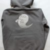 ヒロポン　ジップパーカー　濃灰　L　Original zip parka/grey/L/awaking ghost