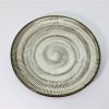 小鹿田焼　とびカンナ6寸皿/Onta 18cm dish/kuroki humihito - 画像 (2)