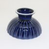 美濃　ぎやまん高台デザート鉢　紺/Mino dessert bowl/japan - 画像 (4)