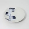 砥部焼　４寸小皿　羽根紋　岡田陶房/Tobe 13cm dish/wings/okada