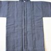 遠州木綿　刺子半纏　市松織り(黒x灰）M（Japanese working jacket/bk x gr check/M) - 画像 (3)