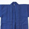 遠州木綿　刺子半纏　市松織り(黒x青）M（Japanese working jacket/bk x bl check/M) - 画像 (2)