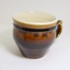 出西焼　モーニングカップ 飴釉 （Syussai- Morning cup/caramel)Shimane pref. - 画像 (4)