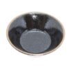 出西焼　4寸　反り鉢　黒（Syussai-yaki 12cm bowl/black)Shimane pref. - 画像 (2)