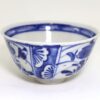 伊万里　染付3.5寸フタ付飯碗　江戸後期/Rice bowl 10.5cm/Blue flower/19c./Japan - 画像 (6)