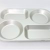 アルマイト　ランチプレート　シルバー/Alumite lunch plate/silver/japan - 画像 (2)