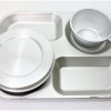 アルマイト　ランチプレート　シルバー/Alumite lunch plate/silver/japan - 画像 (4)