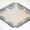 瀬戸　隅入菱形皿　線描き/Seto studio M/rhombus dish/Japan　 - 画像 (5)