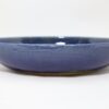 出西窯　ろくろ楕円深皿7寸　呉須/Syussai oval deep plate/blue - 画像 (2)