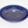 出西窯　ろくろ楕円深皿7寸　呉須/Syussai oval deep plate/blue - 画像 (4)