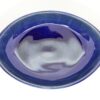出西窯　ろくろ楕円深皿7寸　呉須/Syussai oval deep plate/blue - 画像 (5)