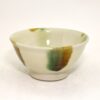 出西焼　飯碗　小　三彩/Syussai-yaki/Rice bowl/sansai (green blown)/S